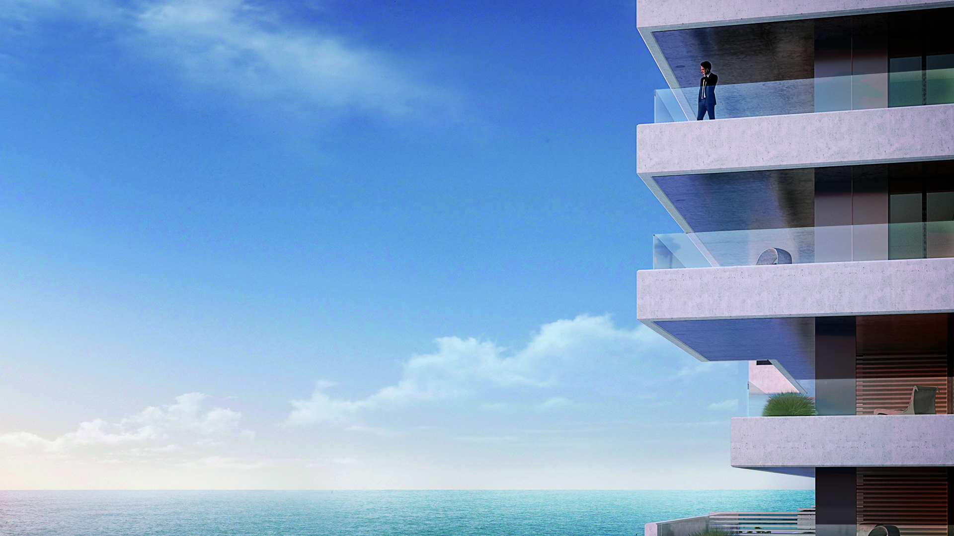 Sierra Blanca Tower exterior views